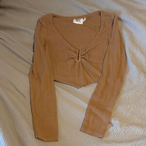 Princess Polly Long Sleeve Bandana Crop Top